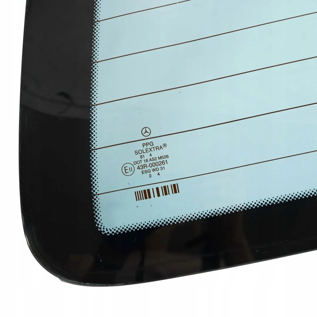 Mercedes-Benz E-Class W210 Estate S210 Rear Boot Lid Tailgate Window Glass AS2 to with Part number A2107400757 Mercedes-Benz E-Class W210 Estate S210 Rear Boot Lid Tailgate Window Glass AS2 - SKU A2107400757 - Part number A2107400757