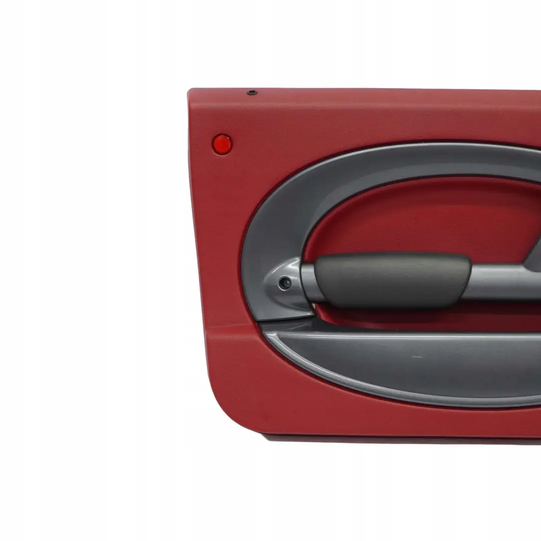 Türverkleidung Vorne Links Tartan Red Rot Leder Anthrazit für BMW Mini R50 1 mit Teilenummer 7113435 BMW Mini R50 1 Türverkleidung Vorne Links Tartan Red Rot Leder Anthrazit - SKU 7113435-1 - Teilenummer 7113435