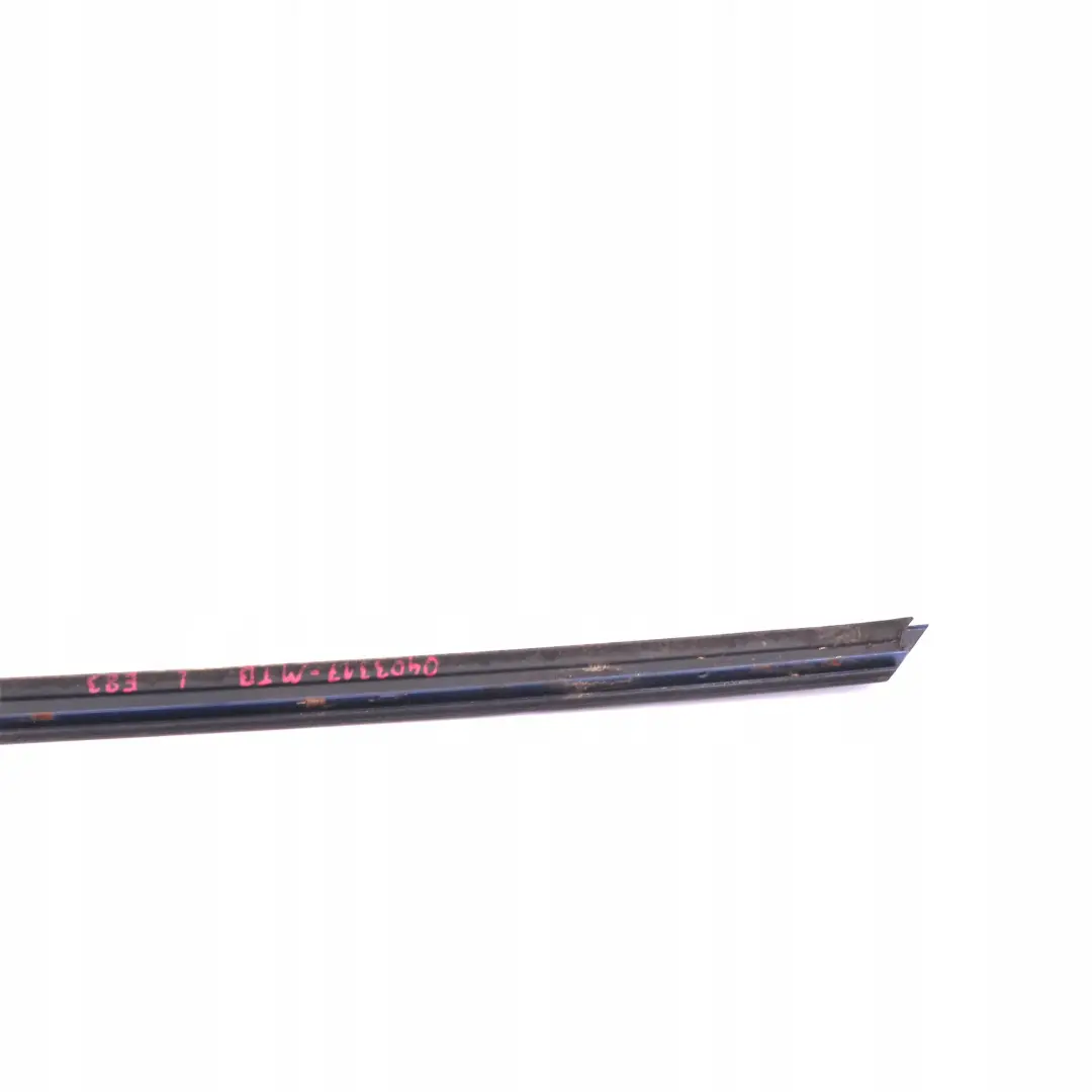 Listwa Szyby Lewa Przód Montegoblau do BMW E83 X3 o numerze 0403317 BMW E83 X3 Listwa Szyby Lewa Przód Montegoblau - SKU P0403317-MTB - Numer Części 0403317