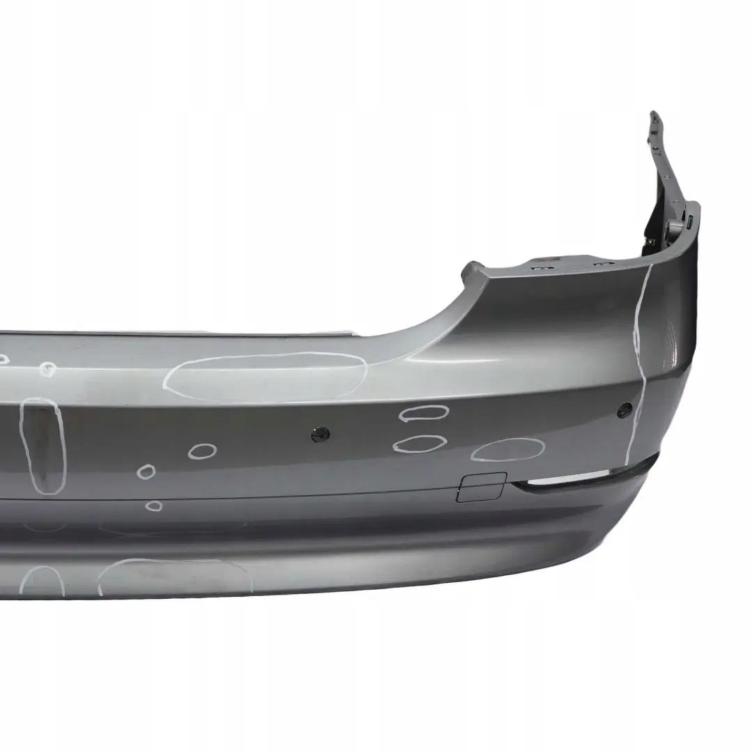 BMW 5 Series E60 5 Saloon Rear Bumper PDC Silbergrau Grey Metallic - A08 - SKU 0149318-SBG5 - Part number 0149318
