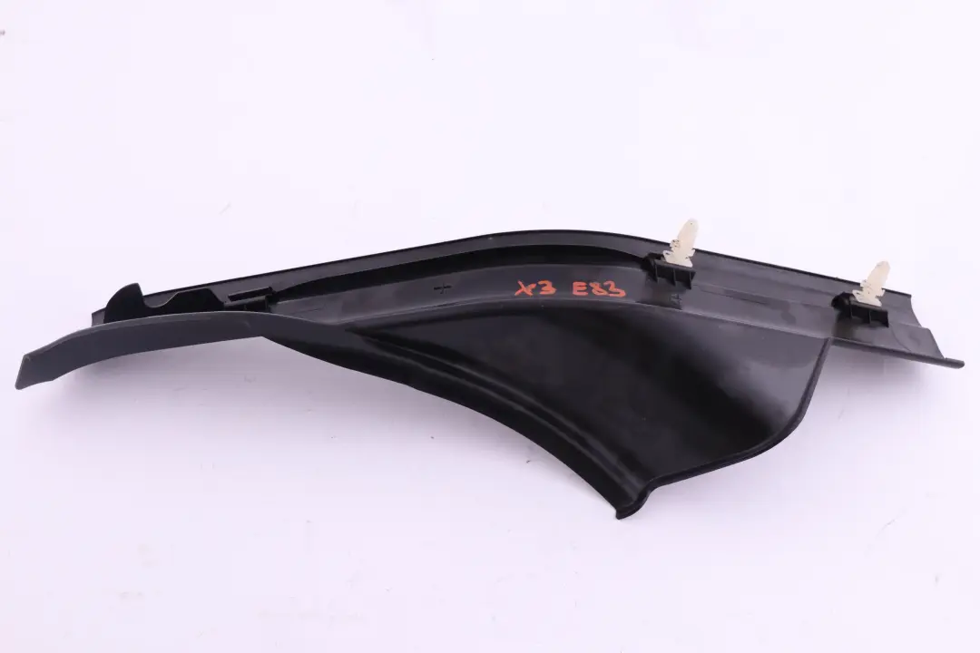 E83N LCI Tapa Tira Entrada Trasera Derecha O/S Negro para BMW X3 E83 con número de pieza 3402062 BMW X3 E83 E83N LCI Tapa Tira Entrada Trasera Derecha O/S Negro - SKU 3402062 - Número de pieza 3402062