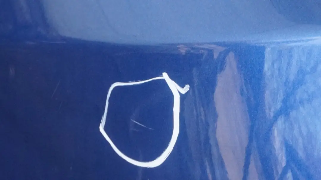 BMW 3 Series E92 E93 Rear Bumper Panel PDC Montegoblau Blue - A51 - SKU 0034474-MTB - Part number 0034474