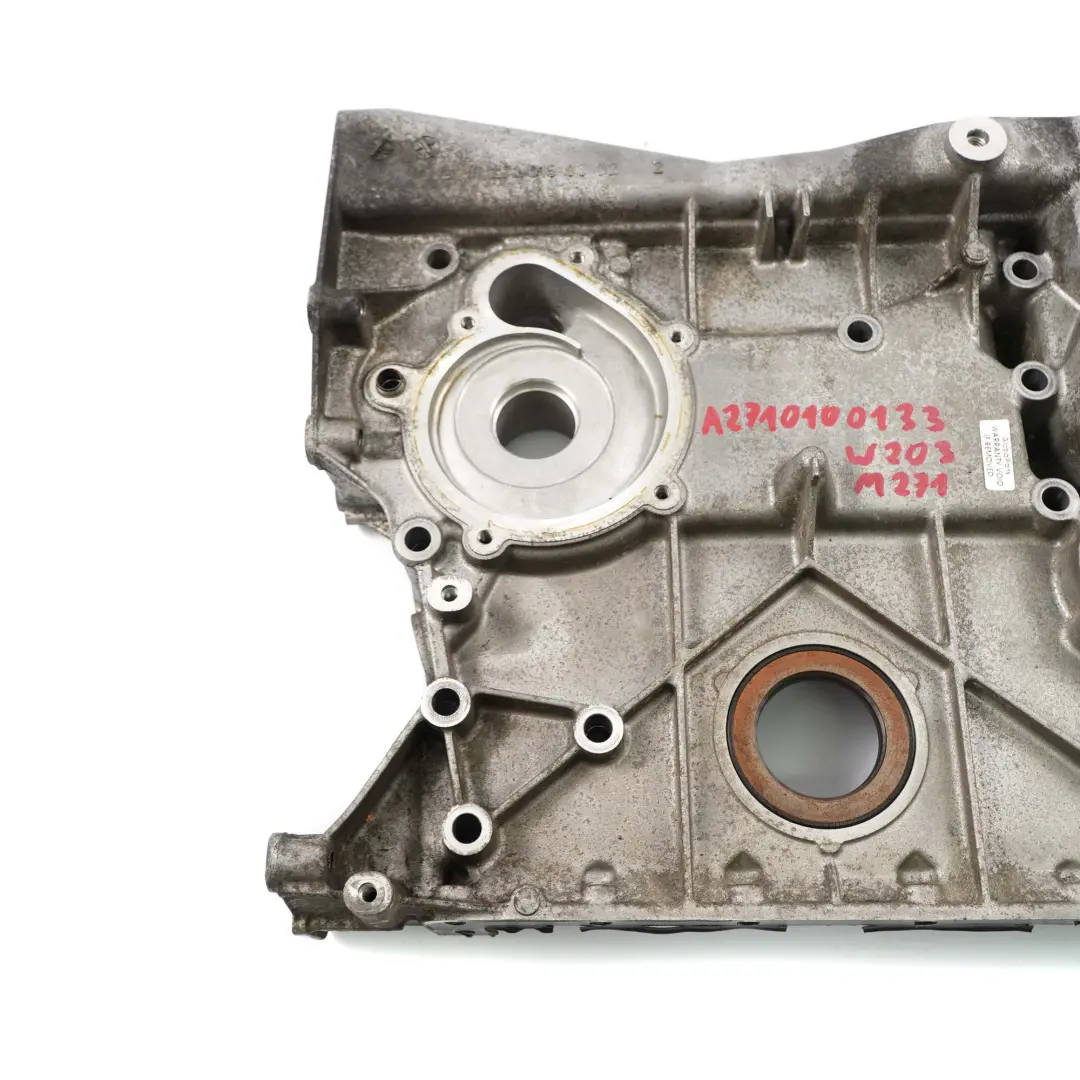  Mercedes-Benz W203 W204 W211 M271 Petrol Gearbox Timing Case Cover - SKU A2710100133 - Part number A2710100133