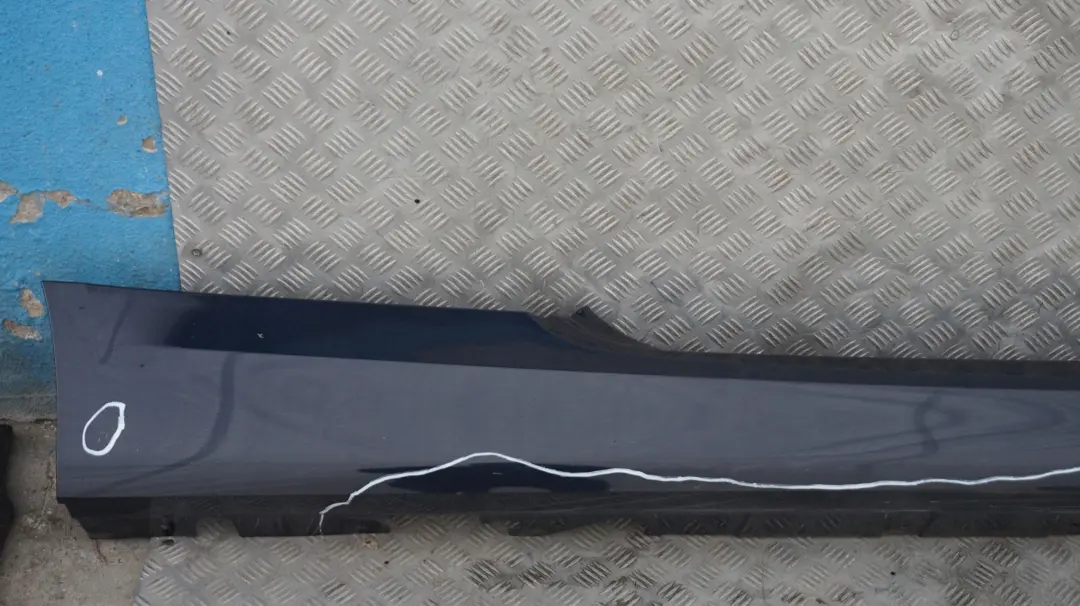 BMW E92 E93 2 Listello Portiera Apertura Gonna Destra Blu Monaco - A35 - SKU 0034058-MB2 - Numero di parte 0034058