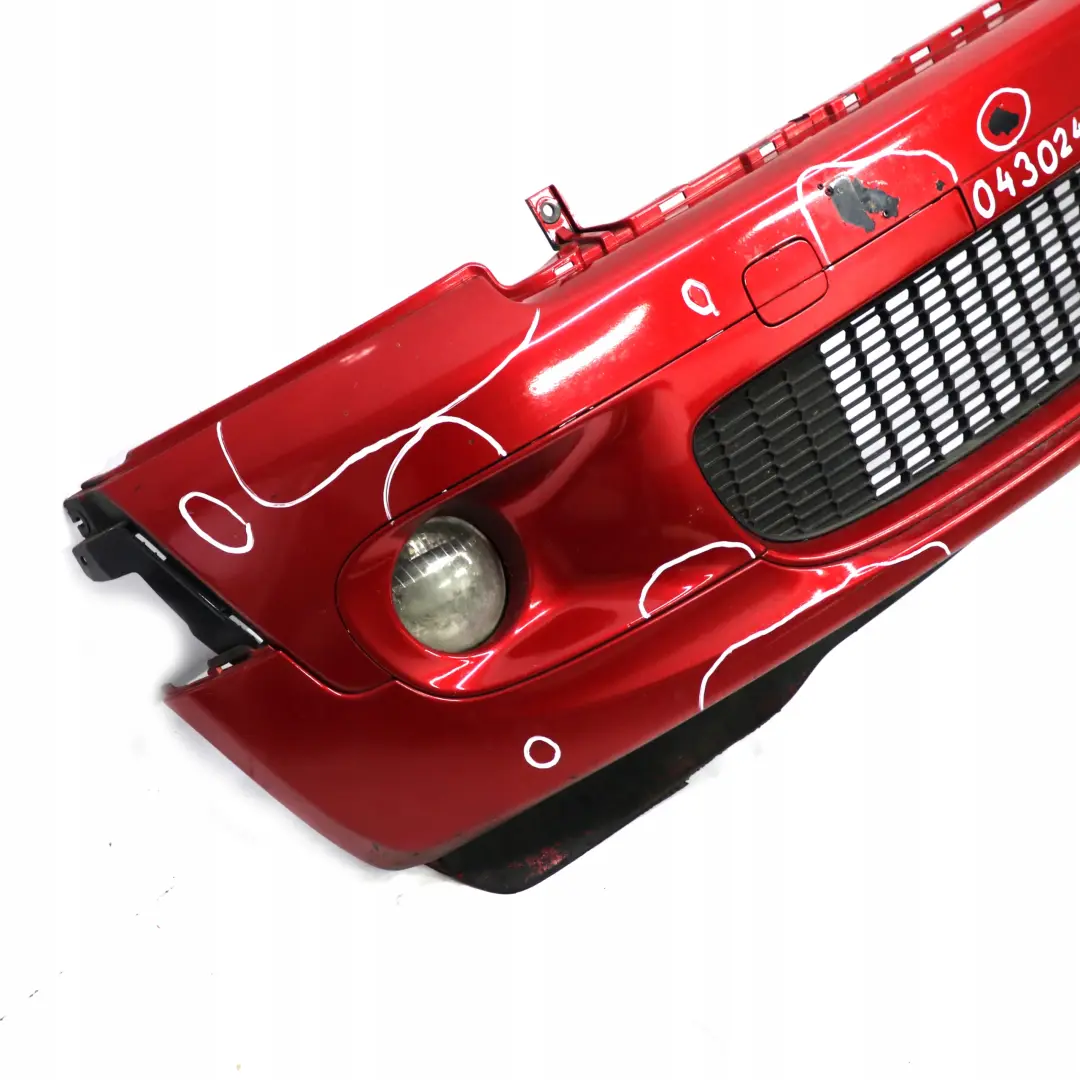 Mini Cooper S R55 R56 Complete Front Bumper Trim Panel Red Painted - SKU 0430242-RED - Part number 0430242