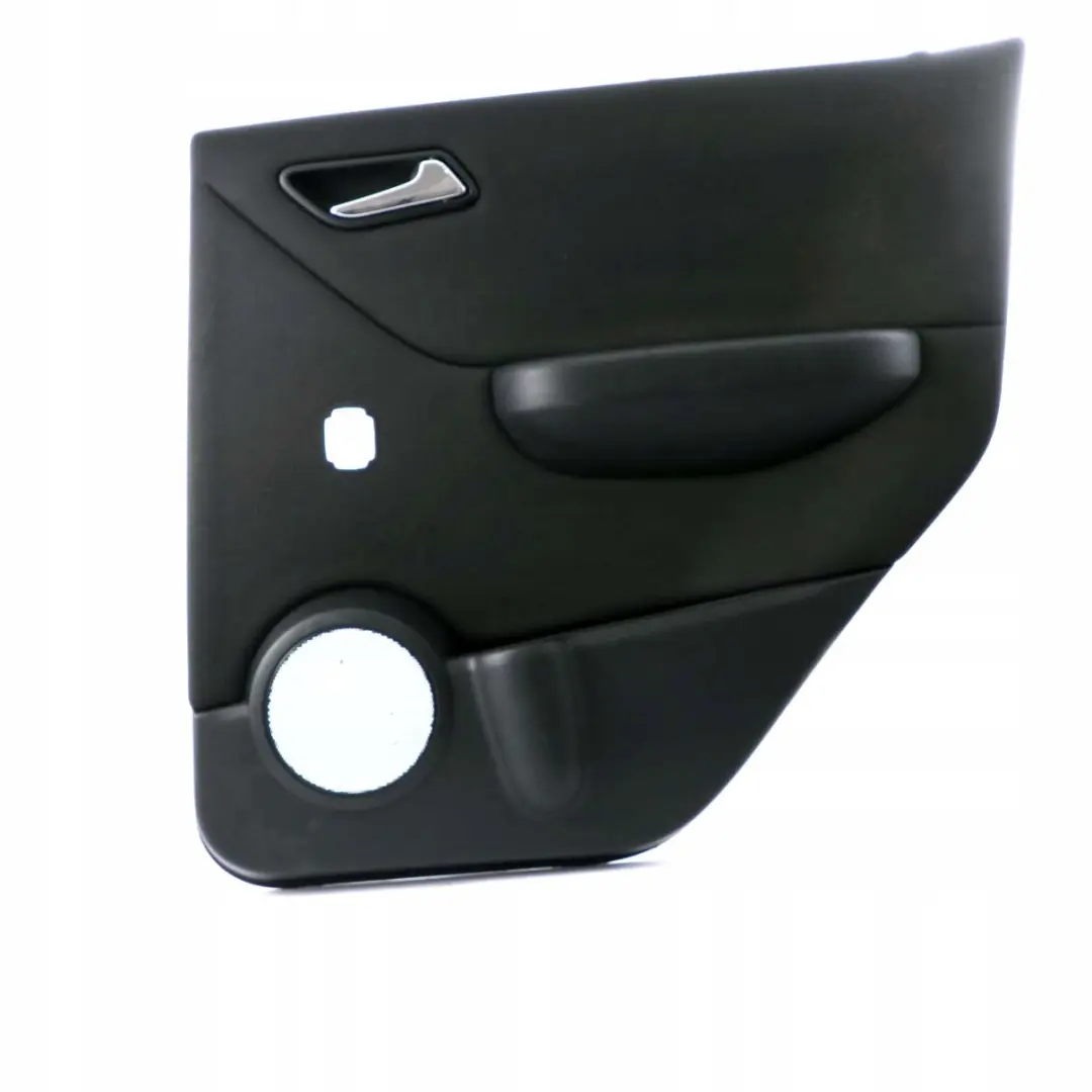 Panel Embellecedor de la Tarjeta Puerta Trasera Derecha Negra para Mercedes W169 con número de pieza A1697304470 Mercedes W169 Panel Embellecedor de la Tarjeta Puerta Trasera Derecha Negra - SKU A1697304470 - Número de pieza A1697304470