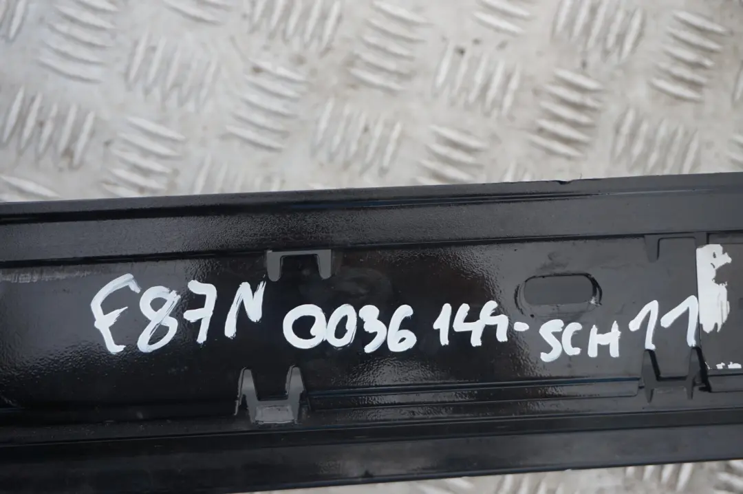 BMW 1 SERIES 11 E87 LCI E87N Sill Strip Side Skirt Right O/S Schwarz II Black 2 - SKU 0036144-SCH11 - Part number 36144