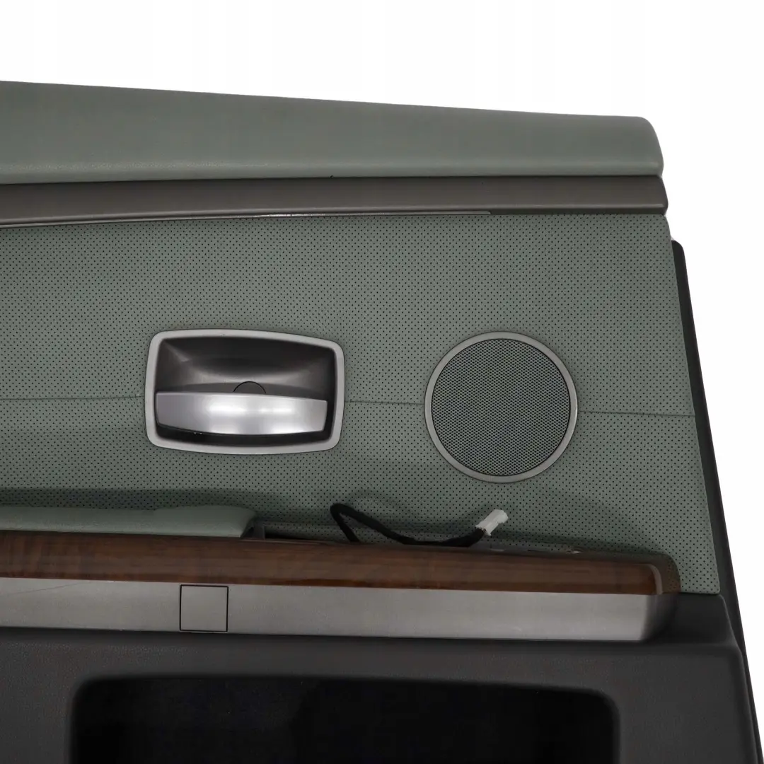 Türverkleidung Abdeckung Hinten Links Leder Nasca Gruen für BMW 7 er E65 mit Teilenummer 7144159 BMW 7 er E65 Türverkleidung Abdeckung Hinten Links Leder Nasca Gruen - SKU 7144159 - Teilenummer 7144159