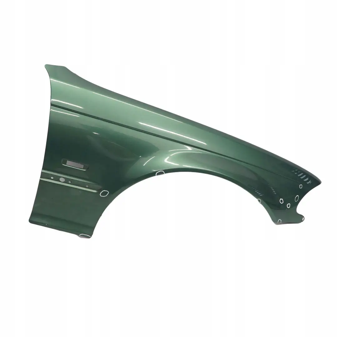 Front Right O/S Side Panel Fender Wing Meergruen Sea Green - 393 to BMW 3 E46 with Part number 8240406 BMW 3 E46 Front Right O/S Side Panel Fender Wing Meergruen Sea Green - 393 - SKU 8240406-MRG - Part number 8240406