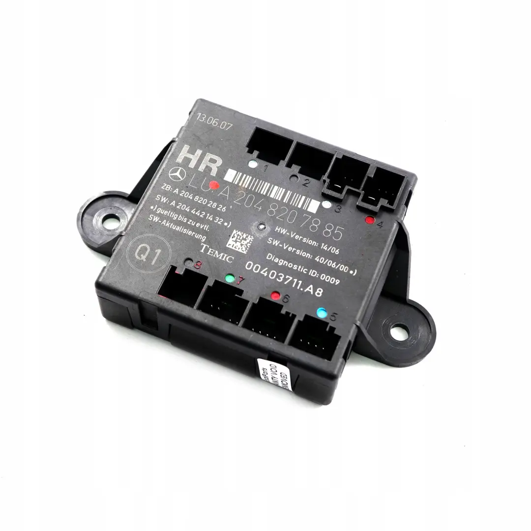 Mercedes-Benz Clase C W204 Rear Right Door Control Unit Module para con número de pieza A2048207885 Mercedes-Benz Clase C W204 Rear Right Door Control Unit Module - SKU A2048207885 - Número de pieza A2048207885