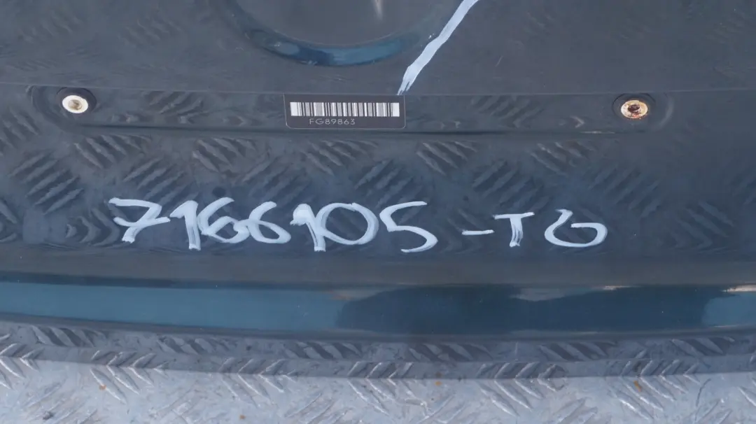 Klapa pokrywa bagażnika Tiefgruen do BMW E91 o numerze 7166105 BMW E91 Klapa pokrywa bagażnika Tiefgruen - SKU 7166105-TG - Numer Części 7166105