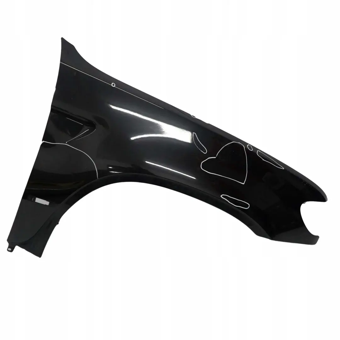 Side Panel Wing Fender Front Right O/S Black Sapphire BMW X5 Series 5 E53 - SKU 7000386-BS5 - Part number 7000386