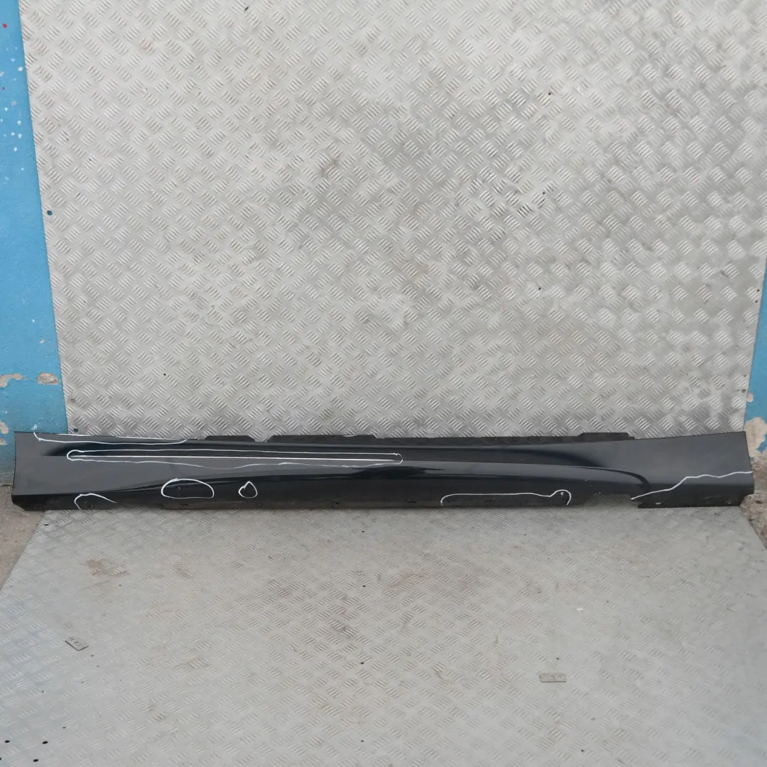 BMW E87 LCI M Sport Listello Portiera Apertura Gonna Destra Black Zaffiro - SKU 0033556-BS1 - Numero di parte 33556
