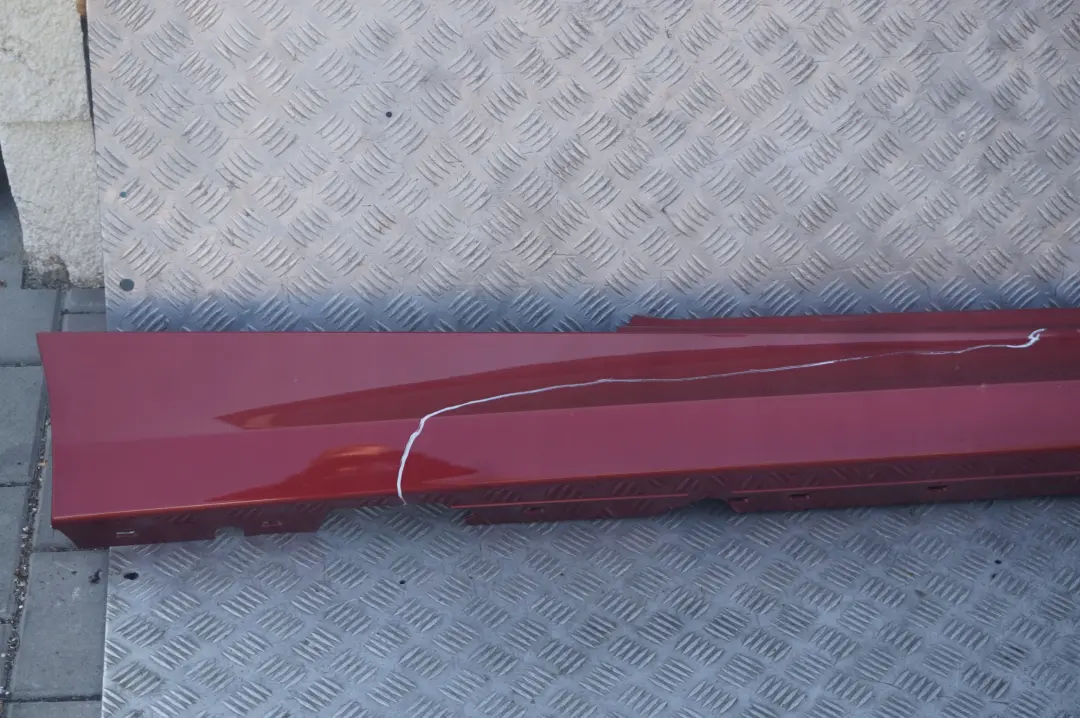 BMW E81 E82 E88 Listello Portiera Apertura Gonna Destra Bianco Alpino 3 - 300 - SKU 0036142-SED - Numero di parte 0036142