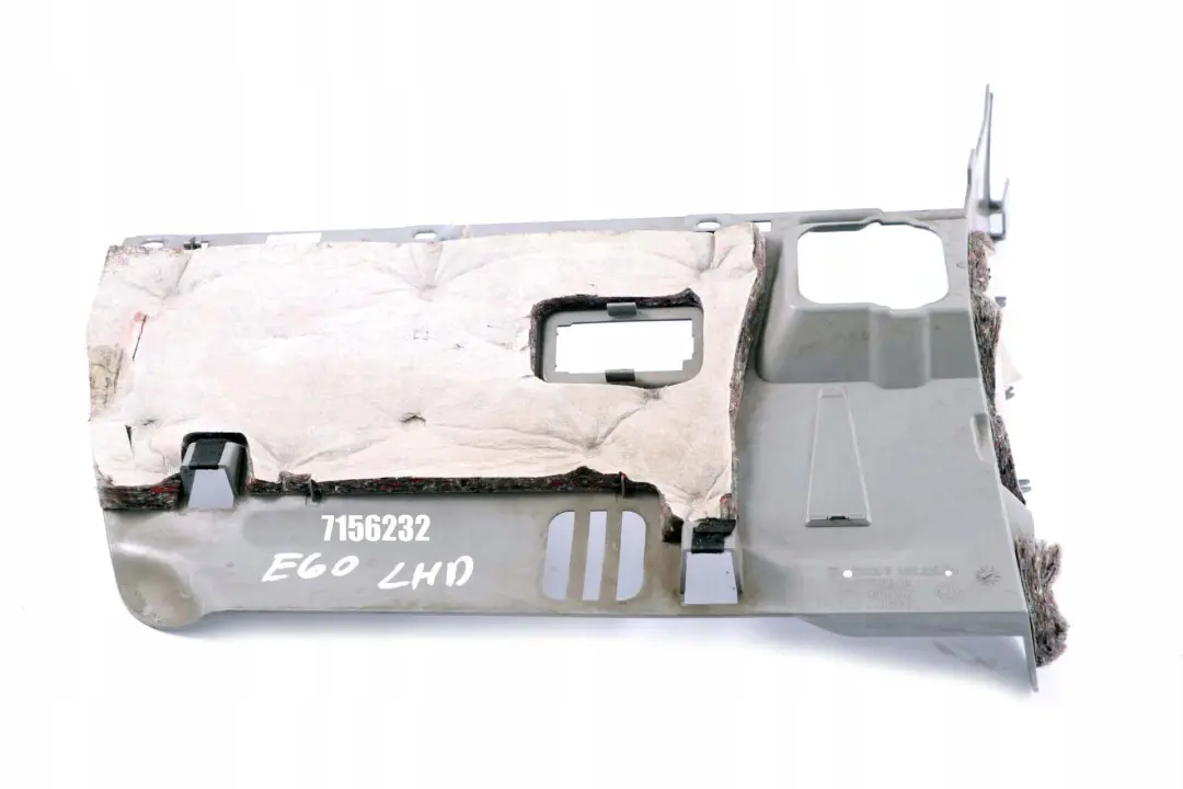 Passenger's Footwell Trim Panel Bottom Grey 7156230 BMW 5 Series E60 E61 Cover - SKU lhd-7156232 - Part number 7156232