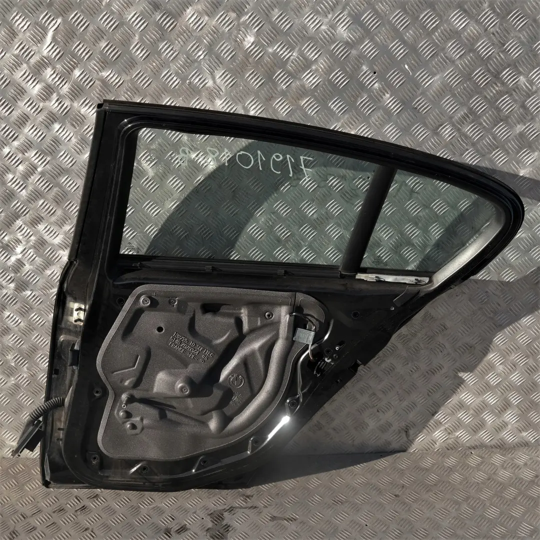 BMW 1 er E87 E87N LCI Beifahrer Tür hinten rechts Black Sapphire Metallic 475 - SKU 7191018-BS22 - Teilenummer 7191018