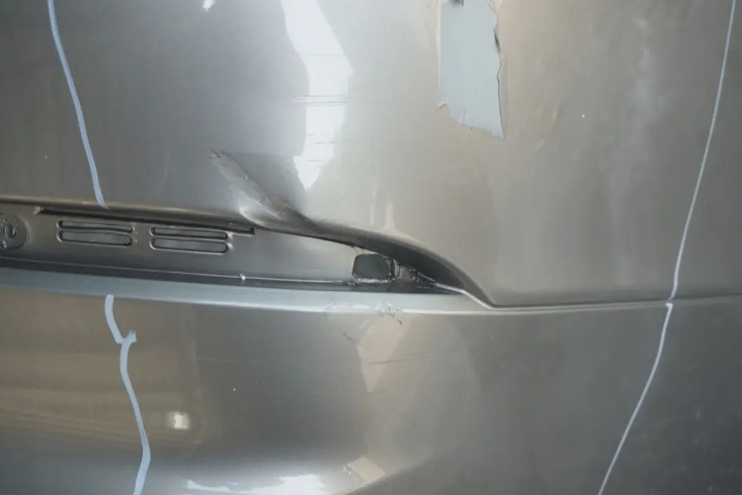 BMW 5 Series E60 Saloon Rear Bumper PDC Platinbronze Platinum Bronze - A53 - SKU 0422349-PB - Part number 0422349