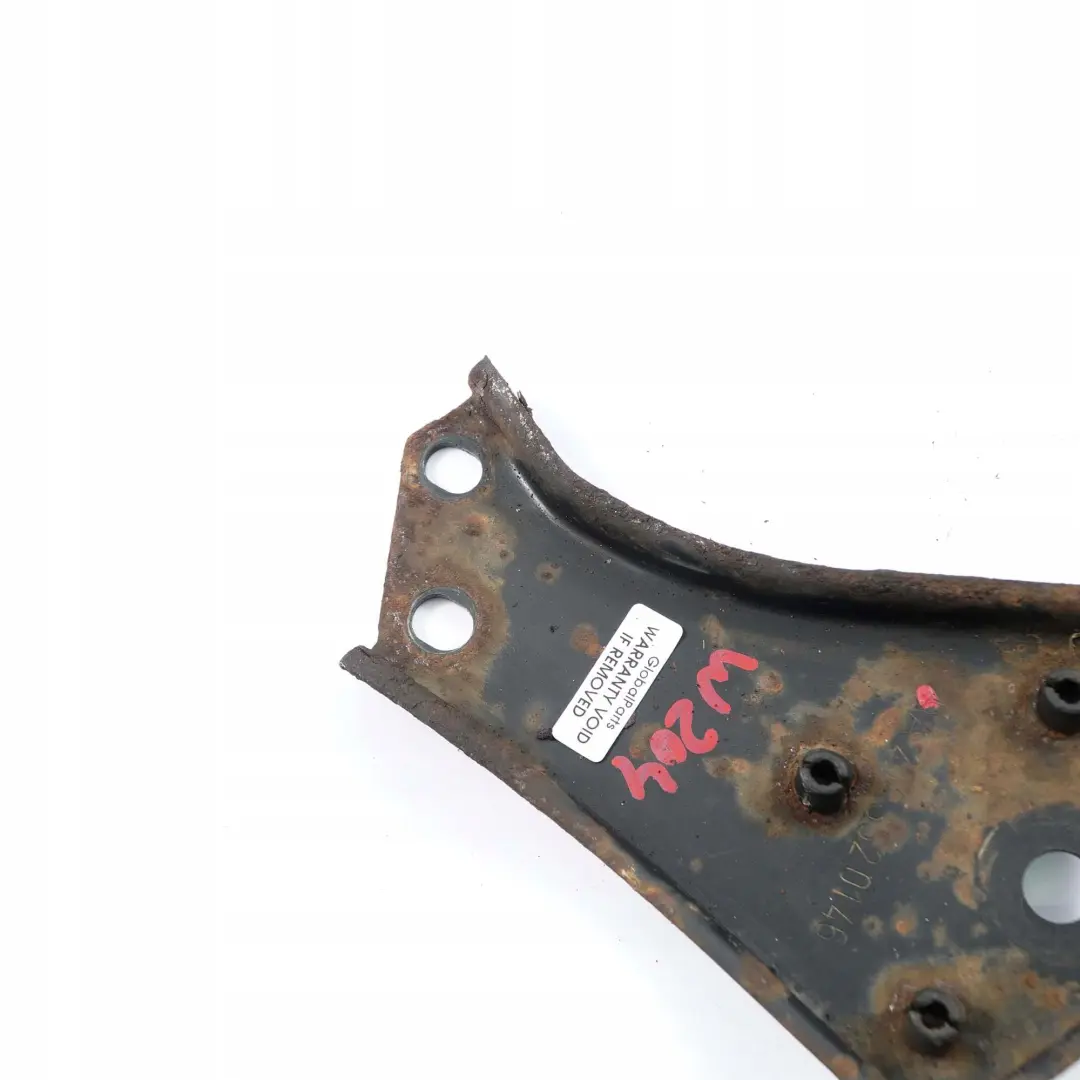 Mercedes-Benz C E Class W204 W212 Rear Subframe Left N/S Mount Plate Bracket to with Part number A2043520146 Mercedes-Benz C E Class W204 W212 Rear Subframe Left N/S Mount Plate Bracket - SKU A2043520146 - Part number A2043520146