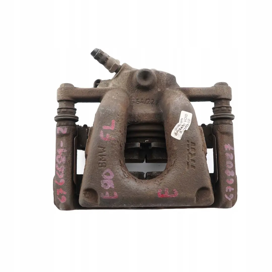 Bremssattel Bremssattelgehäuse Bremse Vorne Links 54/22 für BMW E87 E90 mit Teilenummer 6766681 BMW E87 E90 Bremssattel Bremssattelgehäuse Bremse Vorne Links 54/22 - SKU 6766681-2 - Teilenummer 6766681