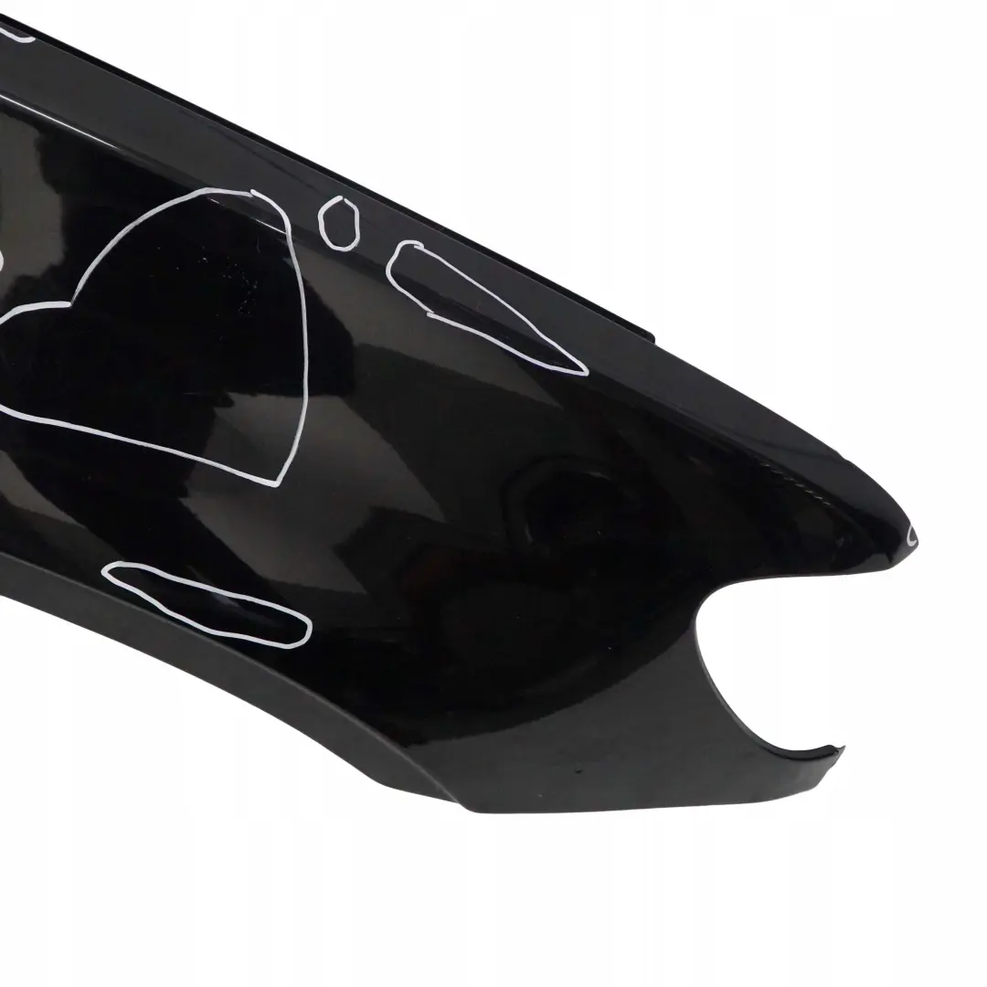 Side Panel Wing Fender Front Right O/S Black Sapphire BMW X5 Series 5 E53 - SKU 7000386-BS5 - Part number 7000386