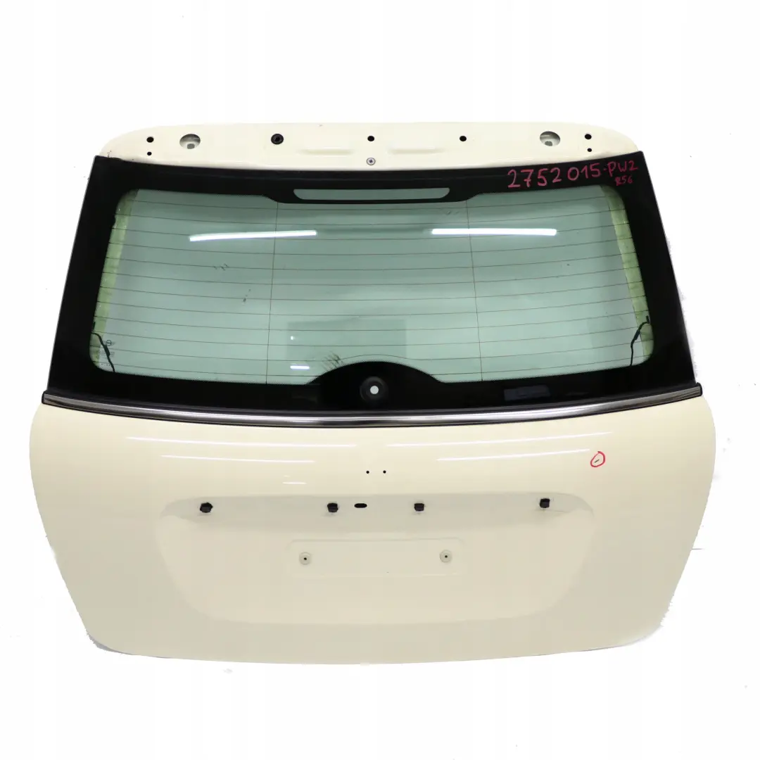 Heckklappe Hinten Pepper White Weiss - 850 für BMW Mini Cooper R56 2 mit Teilenummer 2752015 BMW Mini Cooper R56 2 Heckklappe Hinten Pepper White Weiss - 850 - SKU 2752015-PW2 - Teilenummer 2752015