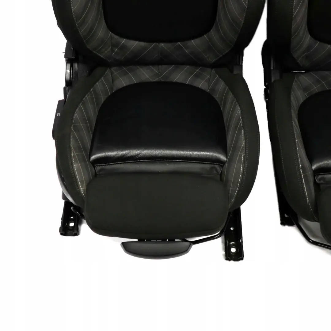 Tela / Cuero Interior Asientos Deportivos Negro Carbono para Mini Cooper One con número de pieza F55 Mini Cooper One Tela / Cuero Interior Asientos Deportivos Negro Carbono - SKU F55 Fabric / Leather Sport Seats (FYE1) - Número de pieza F55