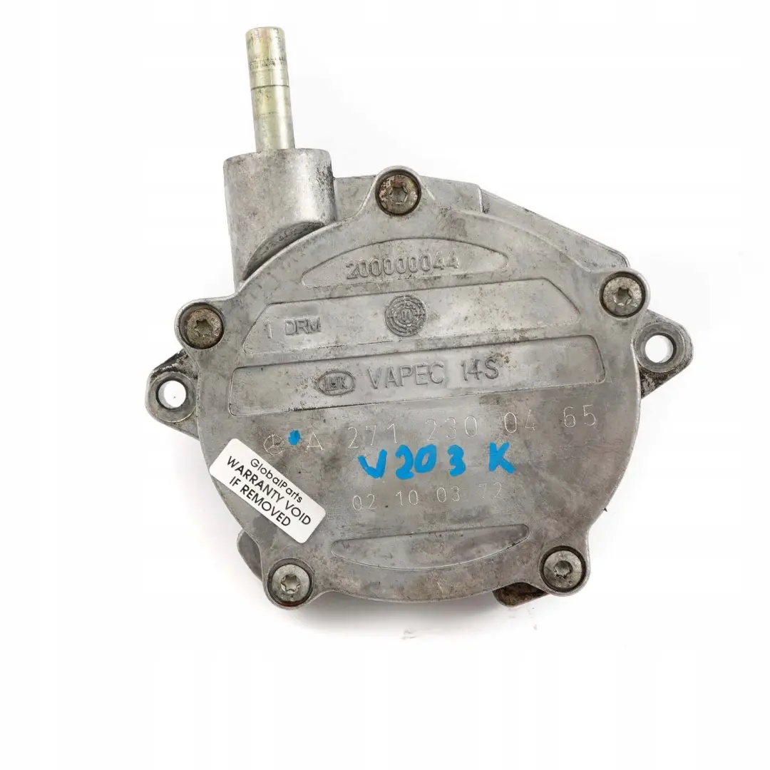 Mercedes-Benz C E Klasse W203 W211 M271 Kompressor Vakuumpumpe für mit Teilenummer A2712300465 Mercedes-Benz C E Klasse W203 W211 M271 Kompressor Vakuumpumpe - SKU A2712300465 - Teilenummer A2712300465