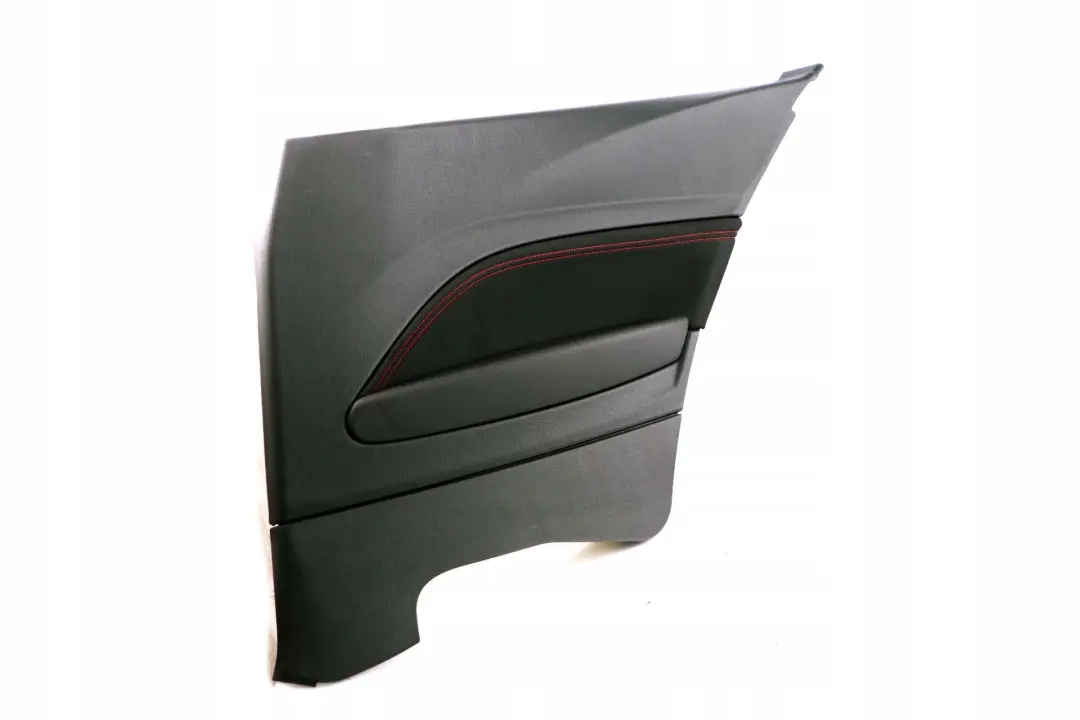 Pannello Porta Posteriore Destra Tessuto Antracite Accento Rosso per BMW F21 con numero di parte 7285400 BMW F21 Pannello Porta Posteriore Destra Tessuto Antracite Accento Rosso - SKU 7285400 - Numero di parte 7285400