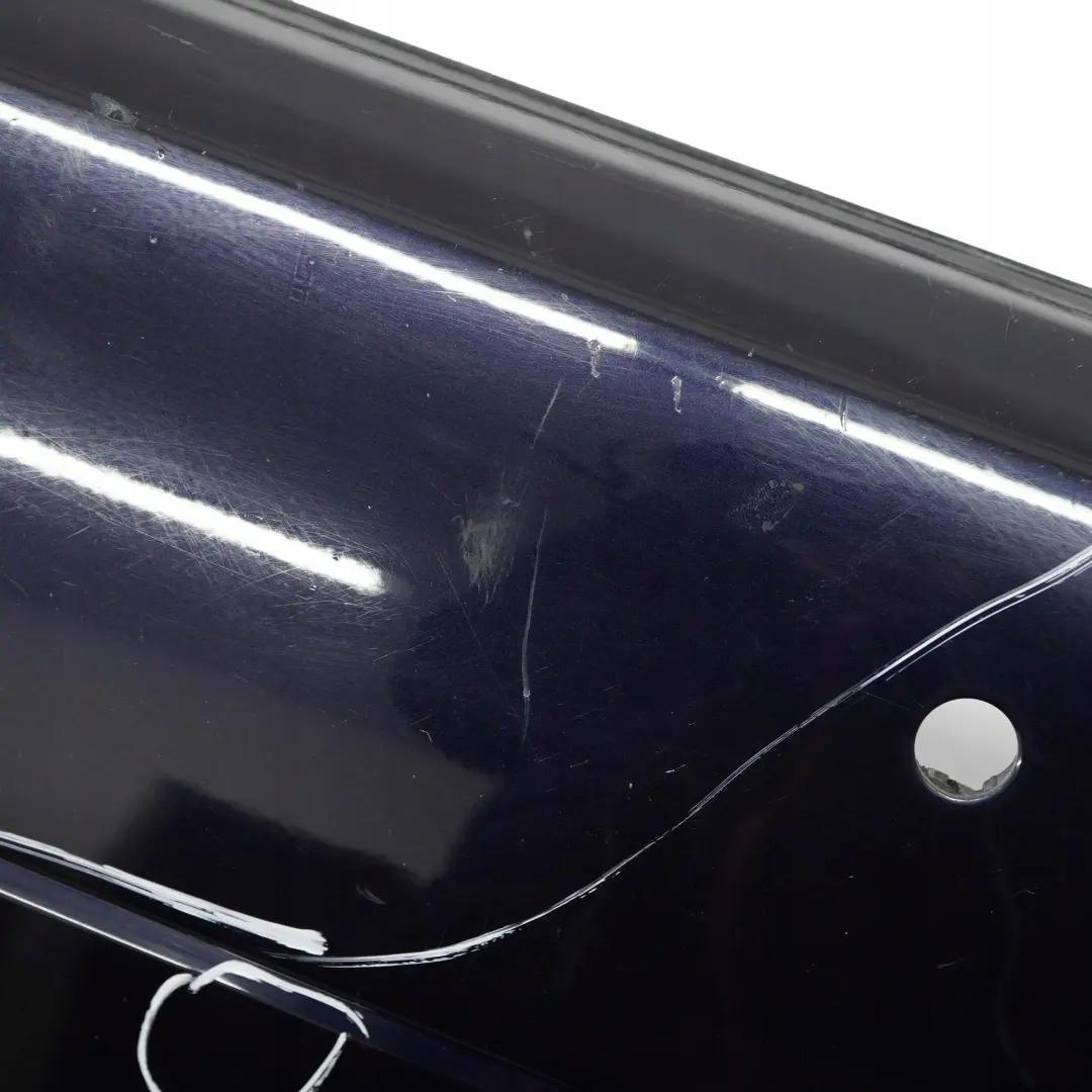 BMW 5 Series E60 LCI 1 Saloon Rear Bumper PDC Monacoblau Monaco Blue - A35 - SKU 0422349-MB1 - Part number 0422349