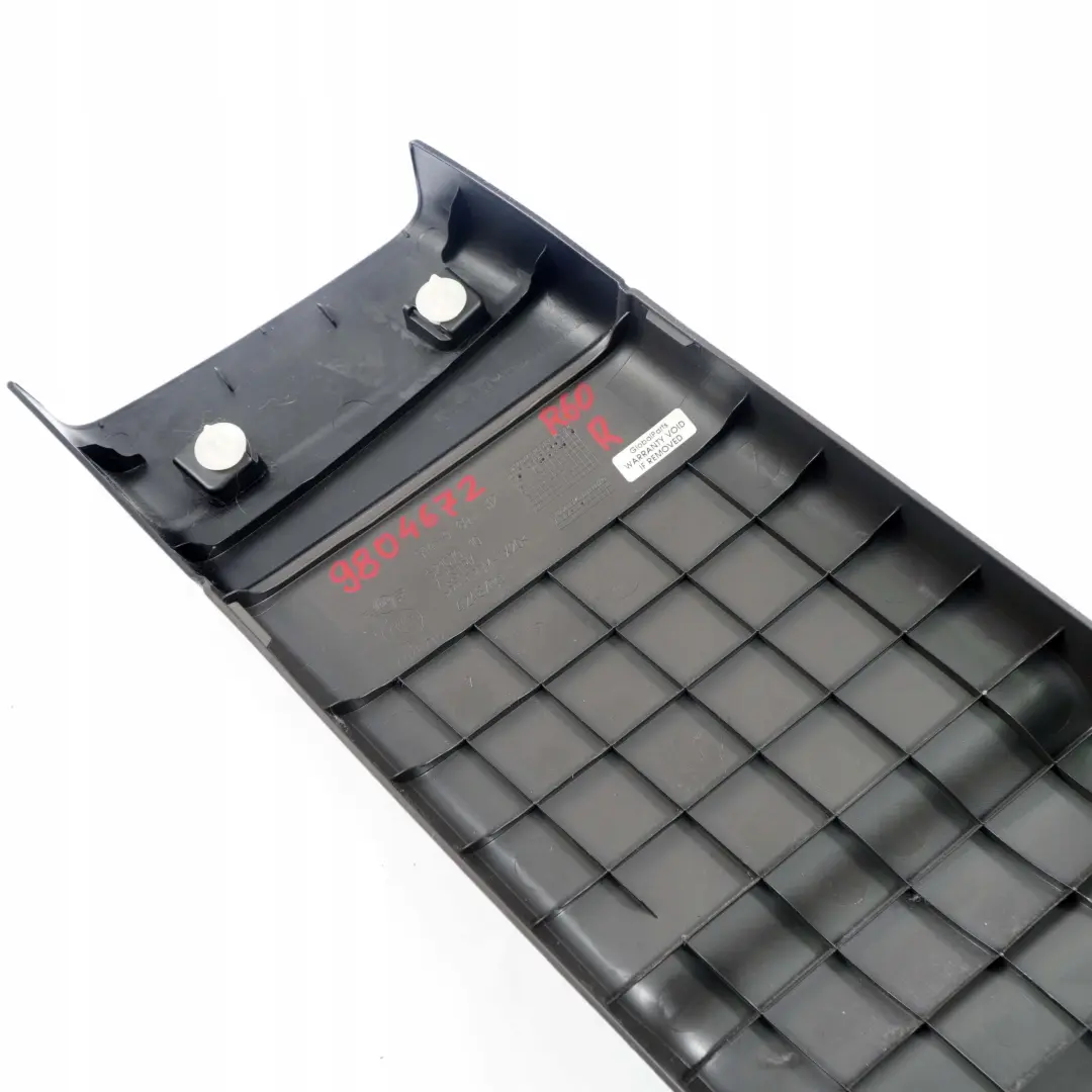 Tapa Columna B Inferior Derecha Tabaco Oscuro 9803312 para Mini Countryman R60 con número de pieza 9804680 Mini Countryman R60 Tapa Columna B Inferior Derecha Tabaco Oscuro 9803312 - SKU 9804672 - Número de pieza 9804680