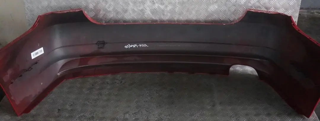 BMW 3 Series E90 LCi Lift Rear Bumper Trim Panel Karmesinrot Crimson Red A61 - SKU 0036874-KAR - Part number 0036874