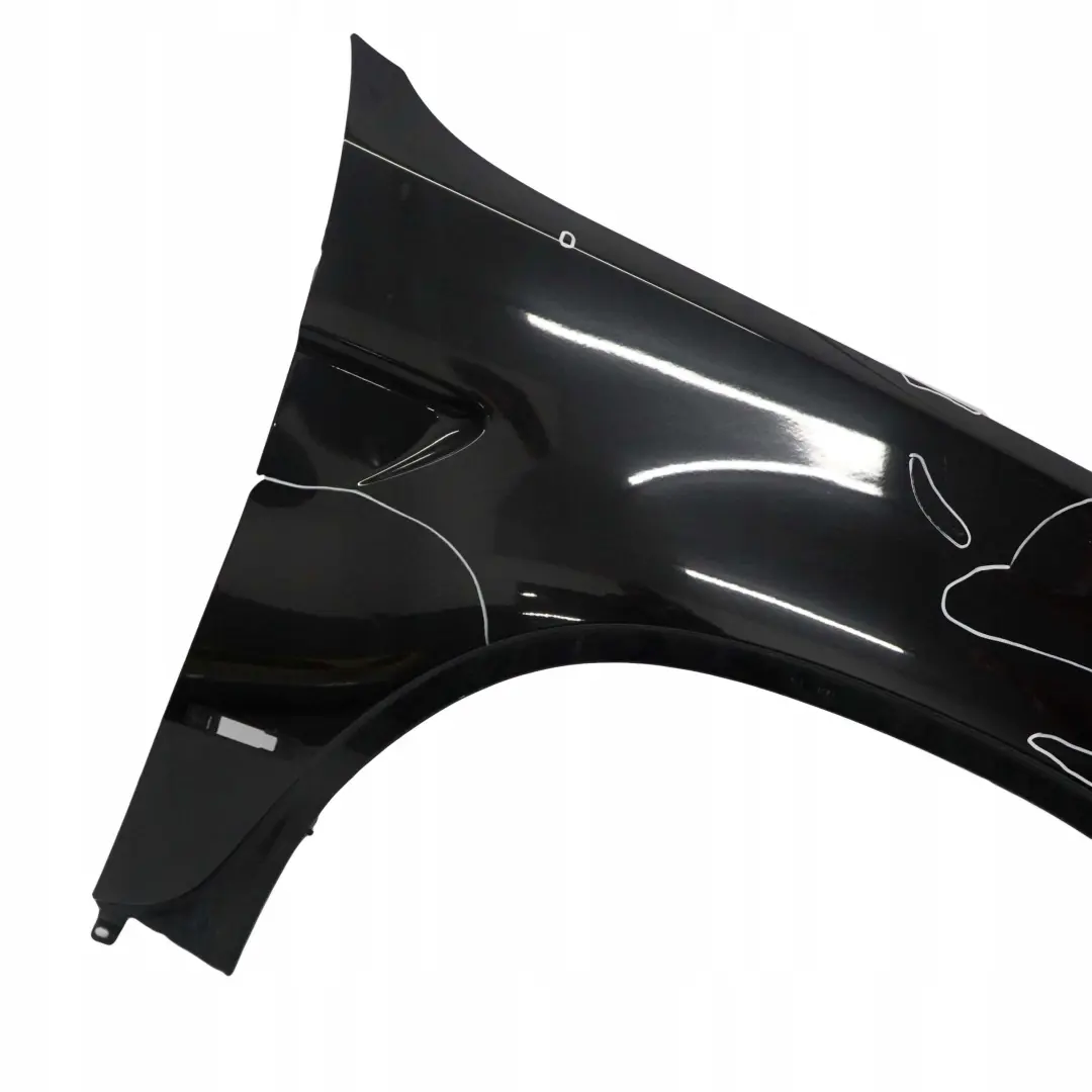 Side Panel Wing Fender Front Right O/S Black Sapphire BMW X5 Series 5 E53 - SKU 7000386-BS5 - Part number 7000386