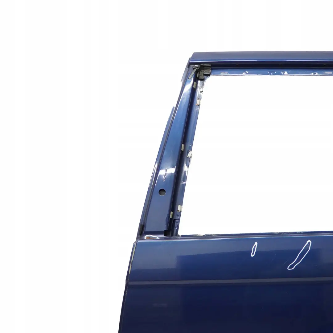 BMW X5 er E53 Fahrerseite Tür hinten links Topasblau Topas Blau Metallic 364 - SKU 8256827-TPB4 - Teilenummer 8256827