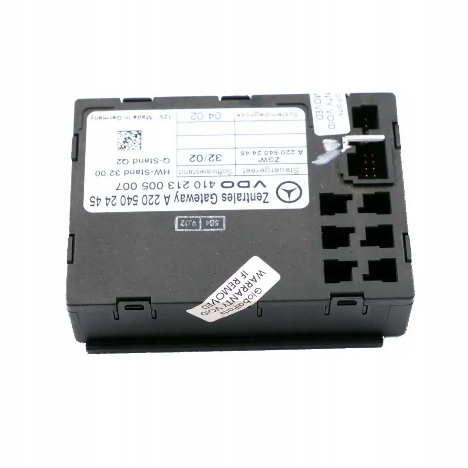 Mercedes-Benz S-Class W220 Central Gateway Control Unit Module ECU to with Part number A2205402445 Mercedes-Benz S-Class W220 Central Gateway Control Unit Module ECU - SKU A2205402445 - Part number A2205402445