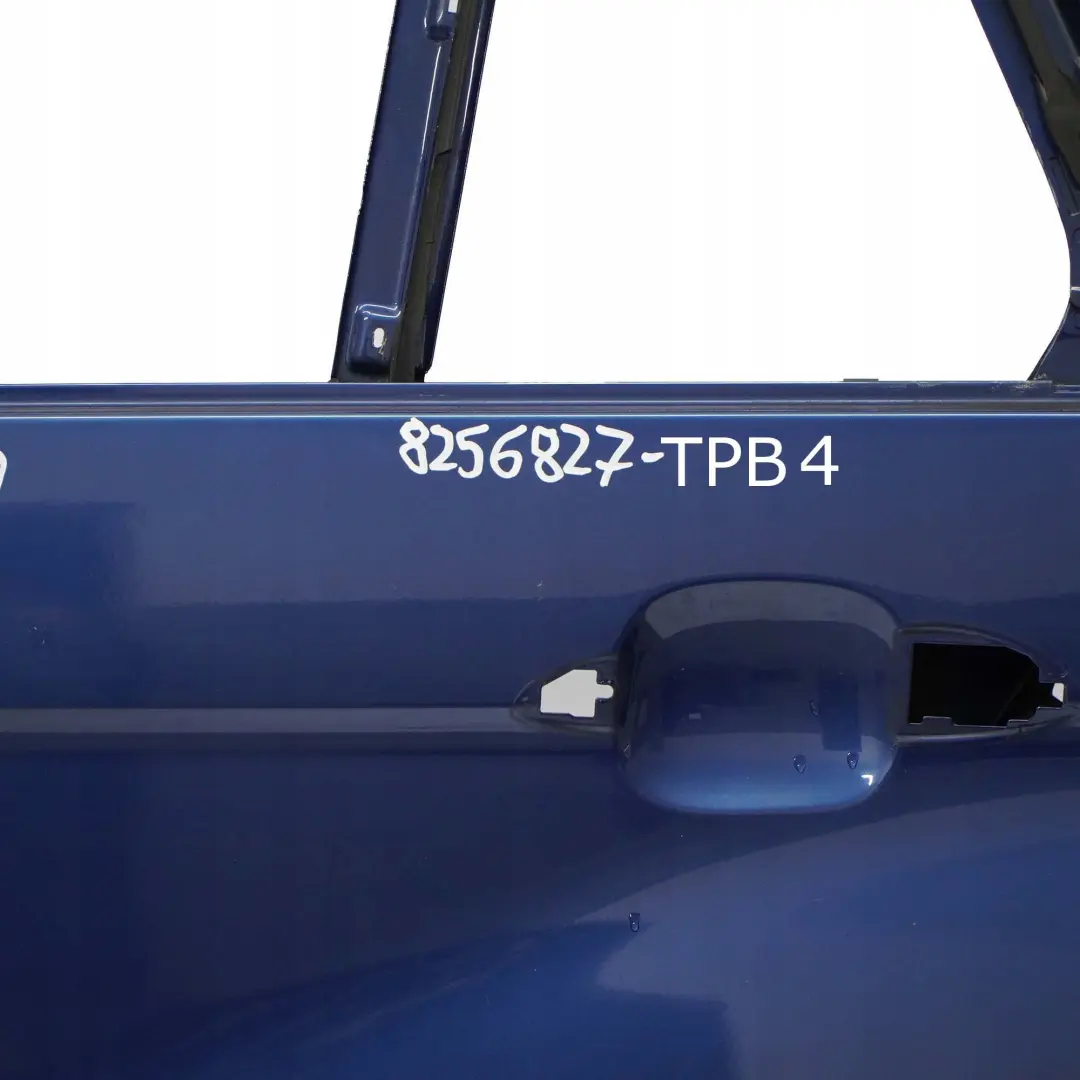BMW X5 er E53 Fahrerseite Tür hinten links Topasblau Topas Blau Metallic 364 - SKU 8256827-TPB4 - Teilenummer 8256827
