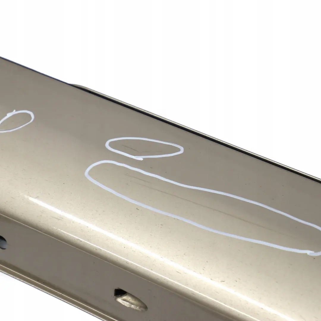  Mercedes-Benz C W203 Door Sill Side Cover Skirt Left N/S Brilliant Silver - 744 - SKU A2036980154-BS - Part number A2036980154