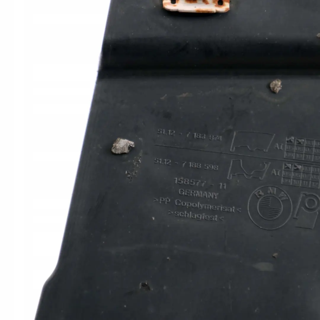 BMW 1 er E82 E88 Stoßstange Hinten Verkleidung Abdeckung Unten - SKU 7183874 - Teilenummer 7183874