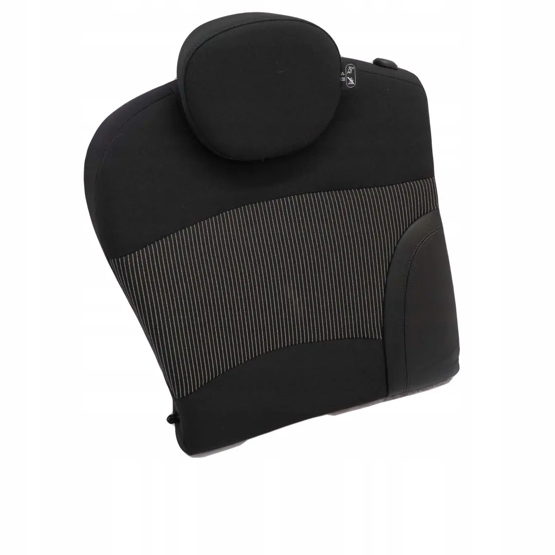 Trasero Derecho Tela Cojin De Asiento De Cuero Respaldo Negro para Mini Clubman R55 con número de pieza 7233806 Mini Clubman R55 Trasero Derecho Tela Cojin De Asiento De Cuero Respaldo Negro - SKU 7233806-1 - Número de pieza 7233806