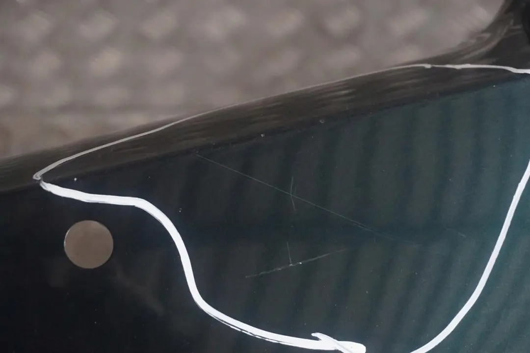 BMW 3 Reihe E92 E93 335d 335i Stossfänger Hinten Tiefgruen Gruen - A43 - SKU 0034475-TG - Teilenummer 0034474