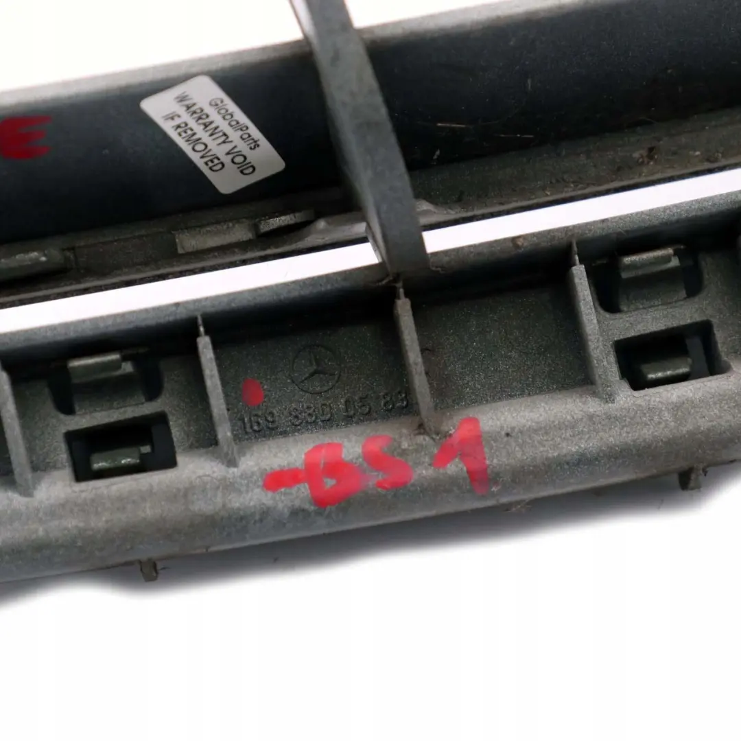 Mercedes-Benz A W169 1 Front Hood Bonnet Radiator Grille Beam Brilliant Silver to with Part number A1698800583 Mercedes-Benz A W169 1 Front Hood Bonnet Radiator Grille Beam Brilliant Silver - SKU A1698800583-BS1 - Part number A1698800583