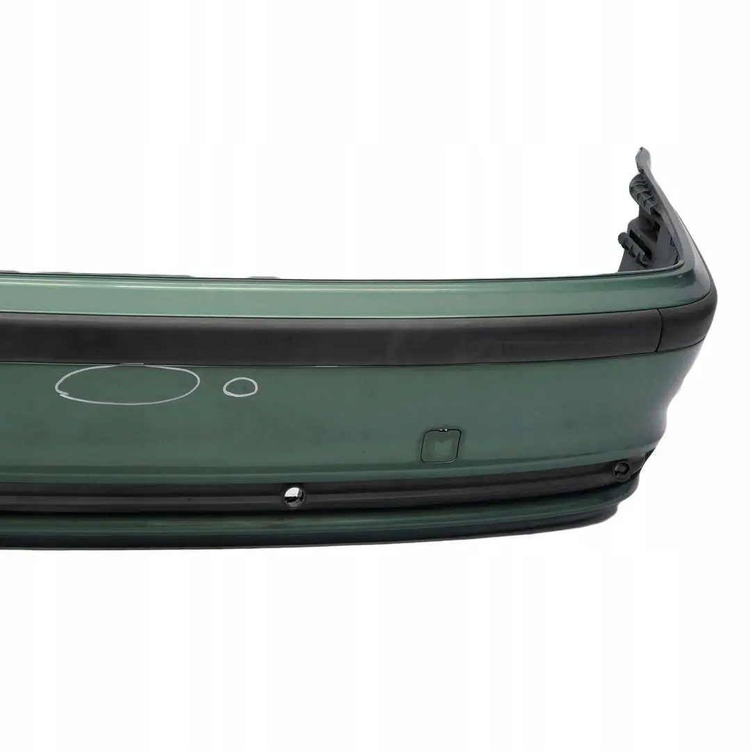 Bumper Trim Panel Meergruen Sea Green Metallic - 393 to BMW 3 E46 Saloon Rear with Part number 9071070 BMW 3 E46 Saloon Rear Bumper Trim Panel Meergruen Sea Green Metallic - 393 - SKU 9071070-MRG - Part number 9071070