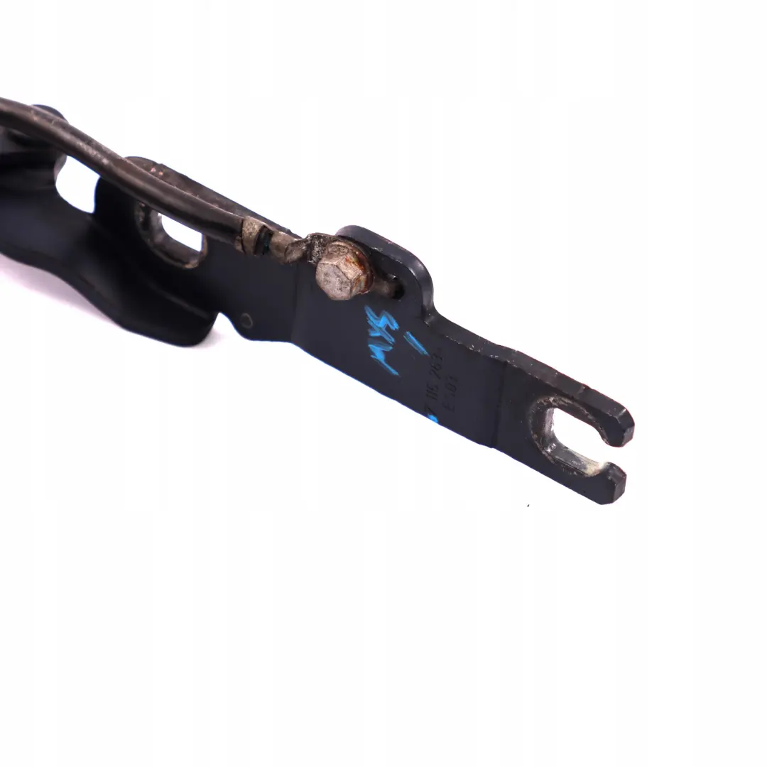 BMW E90 E92 Cerniera Anteriore Sinistra Cofano Motore Mysticblau Mystic Blue A07 - SKU 7115263-MYS - Numero di parte 7115263