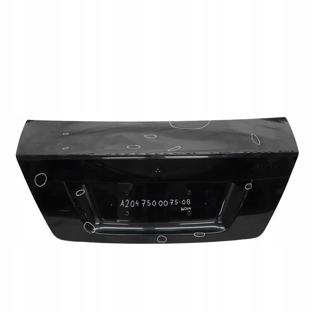 Mercedes-Benz C-Class W204 Saloon Boot Trunk Lid Tailgate Obsidian Black - 197 to with Part number A2047500075 Mercedes-Benz C-Class W204 Saloon Boot Trunk Lid Tailgate Obsidian Black - 197 - SKU A2047500075-OB - Part number A2047500075