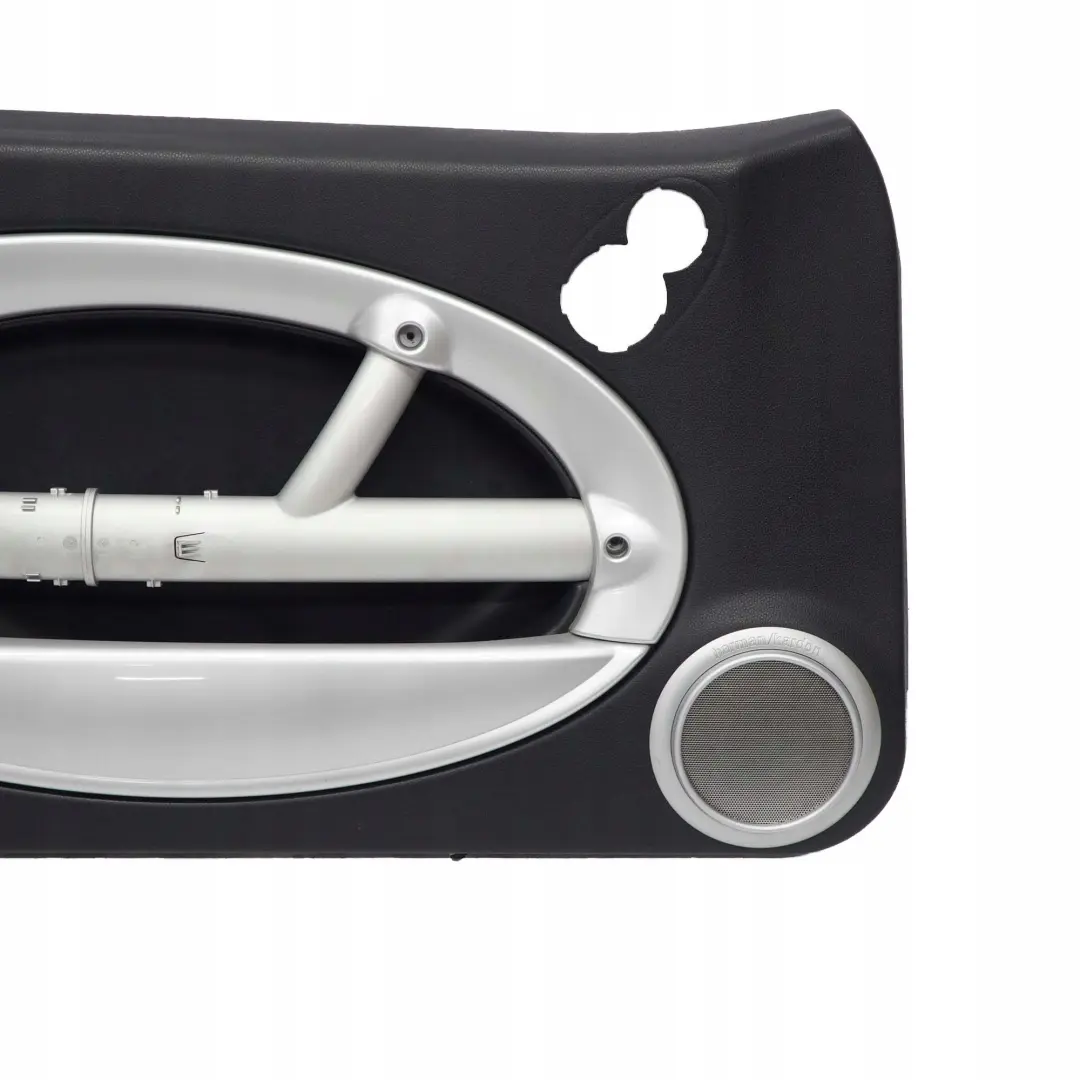Front Left Door Card Side Trim Panther Black Anthracite para Mini R50 R53 con número de pieza 7141269 Mini R50 R53 Front Left Door Card Side Trim Panther Black Anthracite - SKU 7141269 - Número de pieza 7141269