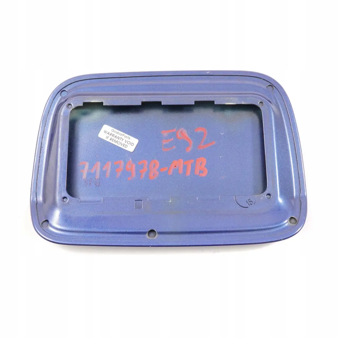 BMW E92 Coupe Ribalta Riempimento Montegoblau Montego Blu - SKU 7117978-MTB - Numero di parte 7117978