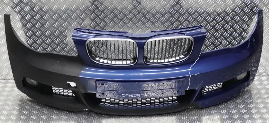 BMW 1 E82 E88 M Sport Predný Nárazník Lišta PDC Le Mans Modrá Metalíza 381