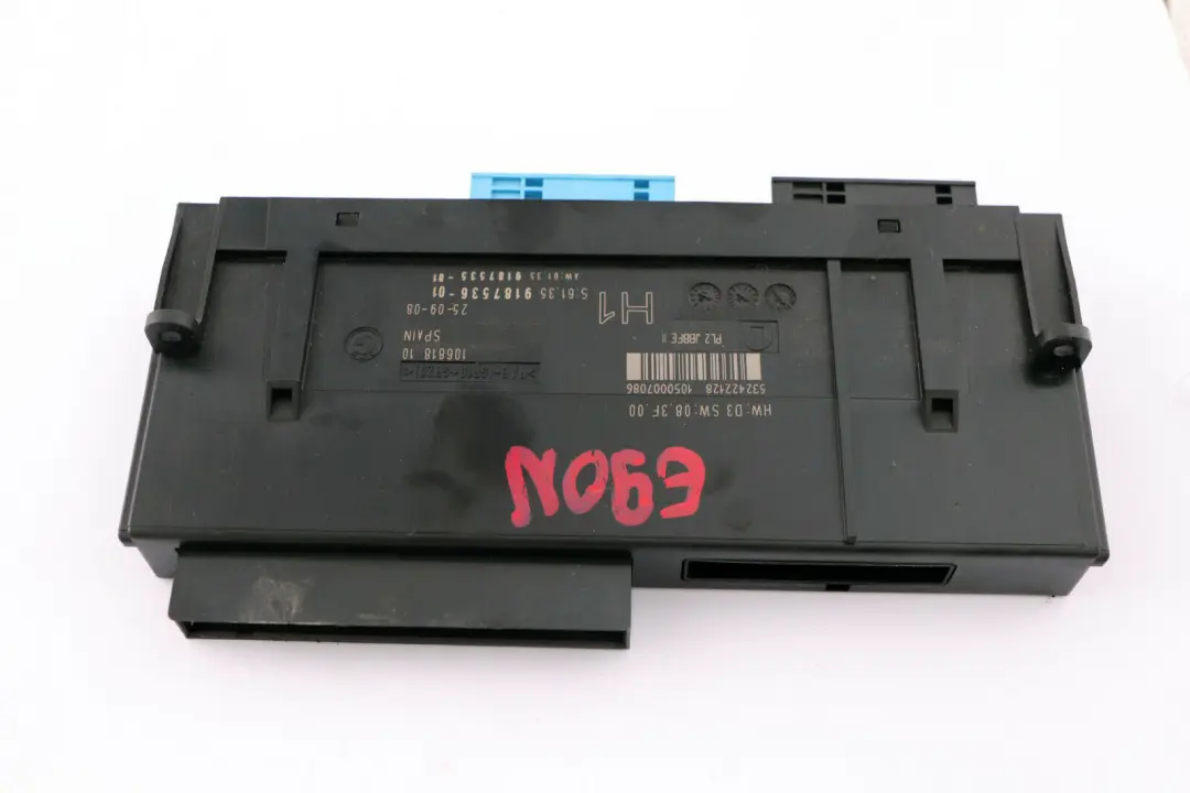 BMW 3 Series E90N E90 LCI ECU Body Control Module H1 6135 - SKU 9187536 - Part number 9187536