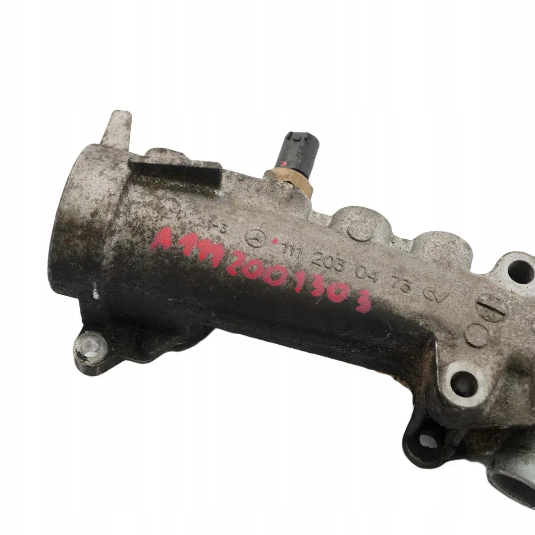 M111 Alloggiamento Termostato Refrigerante A1112030473 per Mercedes W202 W203 W210 con numero di parte A1112001303 Mercedes W202 W203 W210 M111 Alloggiamento Termostato Refrigerante A1112030473 - SKU A1112001303 - Numero di parte A1112001303