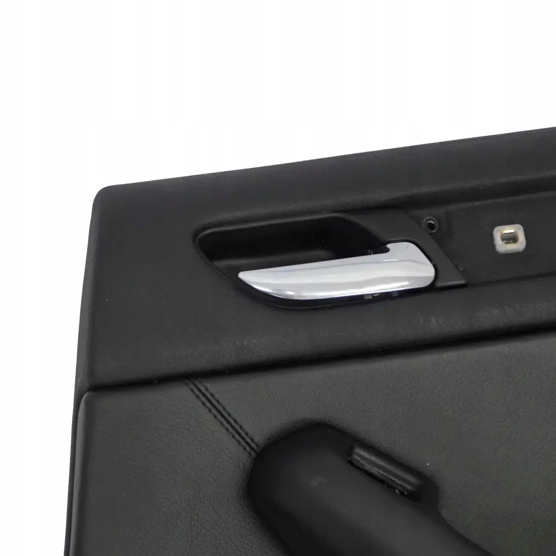 Right O/S Trim Panel Door Card Leather Montana Black to BMW 3 E46 Saloon Rear with Part number 8224536 BMW 3 E46 Saloon Rear Right O/S Trim Panel Door Card Leather Montana Black - SKU 8224536 - Part number 8224536