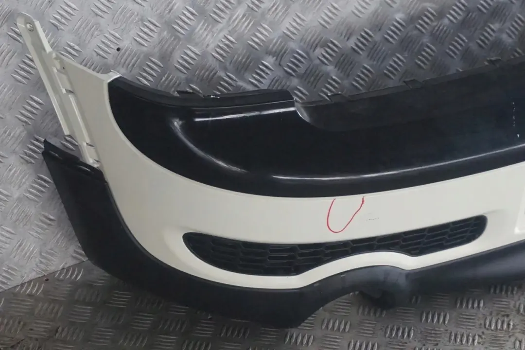 Mini Clubman R55 Cooper S StossfĂ¤nger Hinten Pepper White Weiss - 850 - SKU 0442798-PW - Teilenummer 0442794
